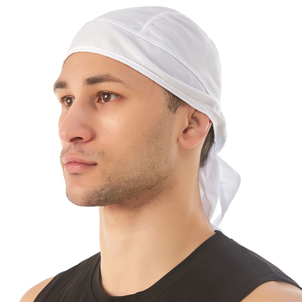 Sport-Kopftuch, einfarbig, atmungsaktiv, extra weich, Schweißabsorption, schnelltrocknend, Fahrrad-Bandana, Kopftuch für Damen und Herren