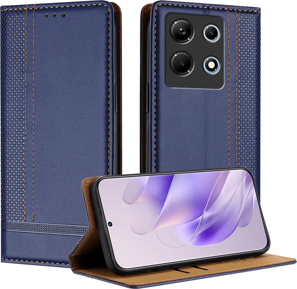 Pouzdro pro Infinix Note 30 5G/4G kožené flipové pouzdro s Obrázek produktu 