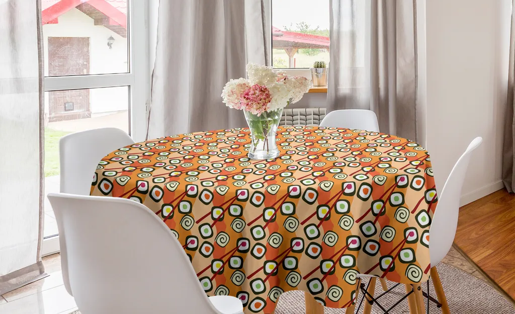 Idea Regalo: Tovaglia Rotonda 150cm Sushi ABAKUHAUS Giapponese