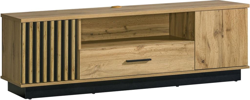 BETTSO TV Lowboard Lamelo 155 cm RTV Schrank Fernsehtisch Produktbild 