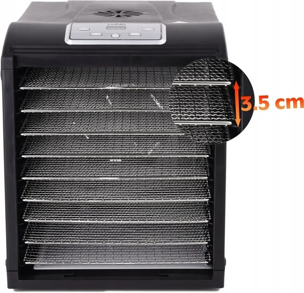 Déshydrateur inox grande capacité 9 plateaux pour une conservation optimale - 6
