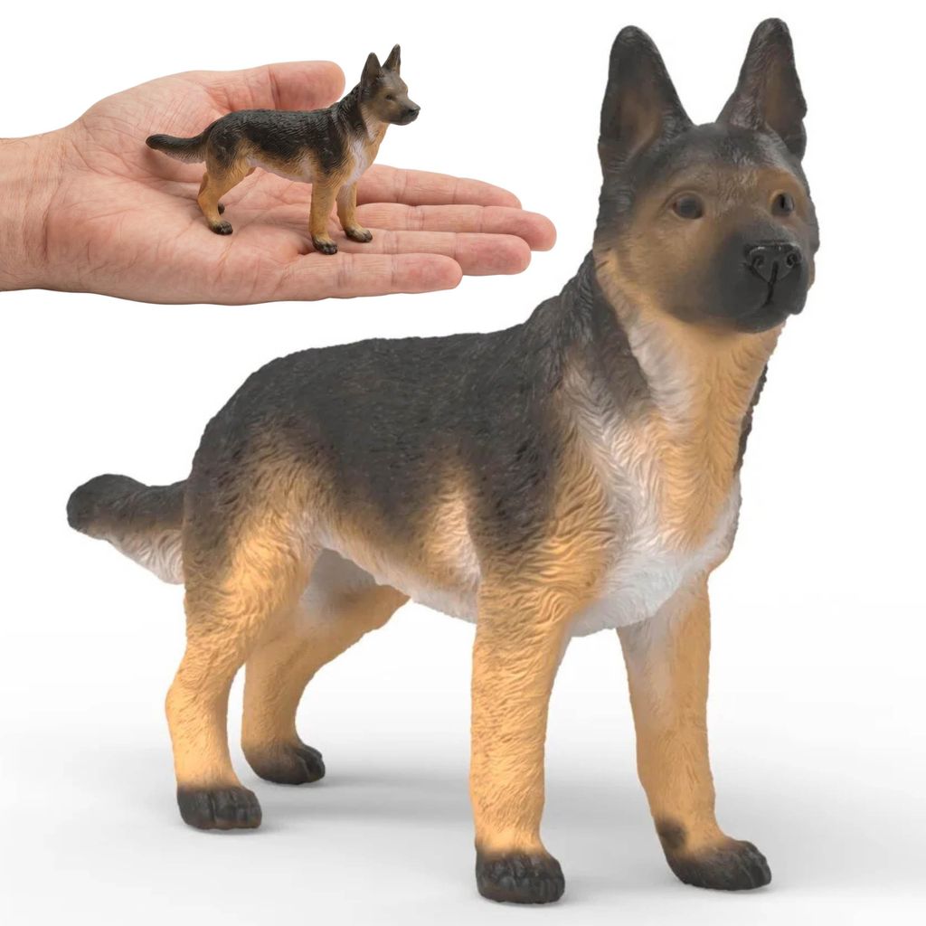 SLH14924 Schleich Farm World Hündin Deutscher Schäferhund – realistische Spielfigur, 3+