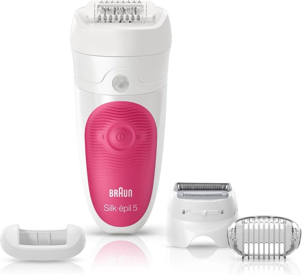 Braun Silk-épil 5-547 Weiß/Rosa Geschenkpackung Produktbild 
