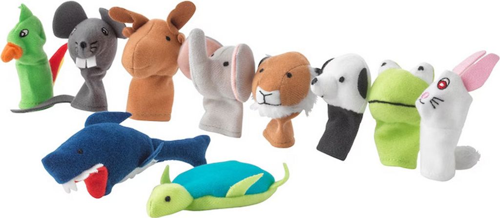 TITTA DJUR Ikea Fingerpuppe, versch. Farben Produktbild 1
