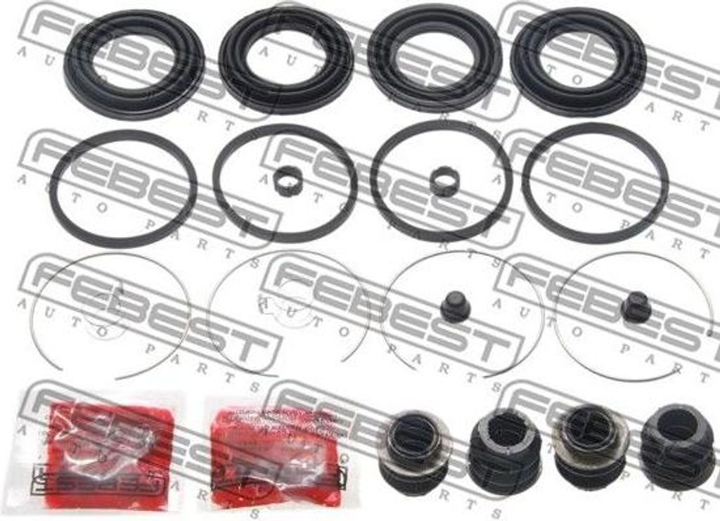 FEBEST 0175-JZX110F Reparatursatz, Bremssattel OE 0447830240 kompatibel mit GS, IS, SC