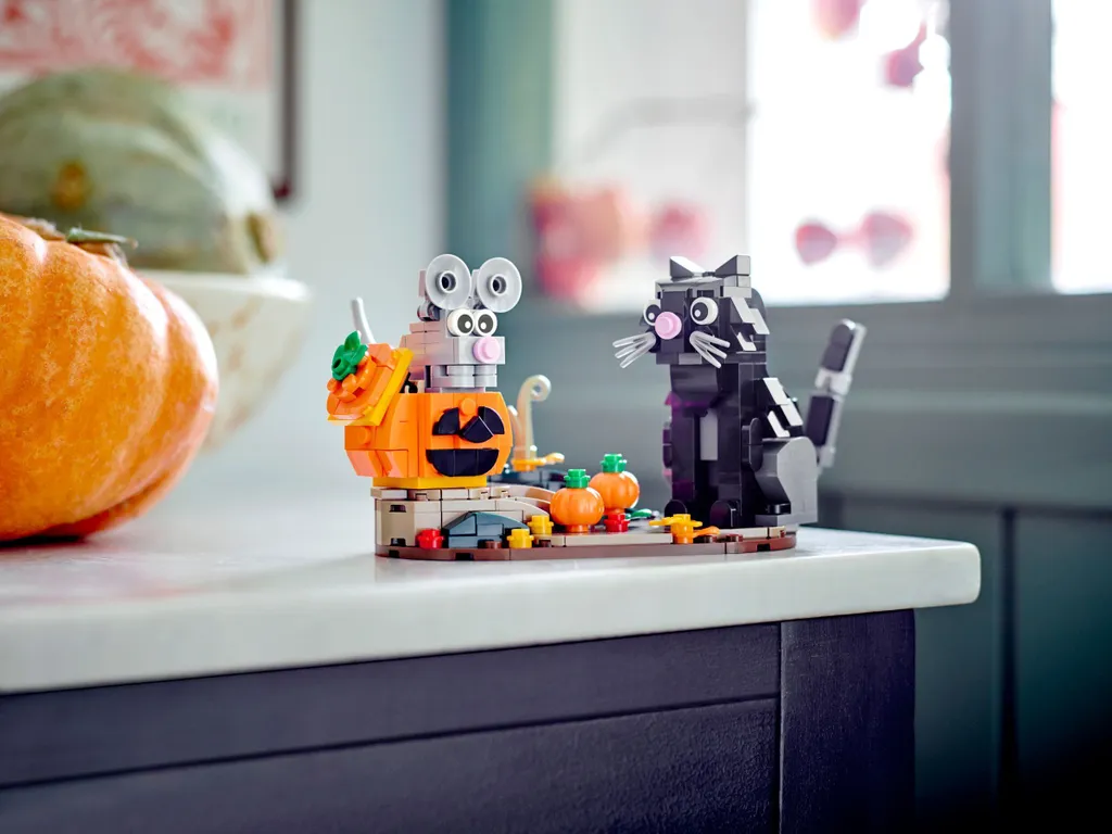 LEGO 40570 Halloween Chat et Souris : La Déco Durable pour vos Soirées - 4