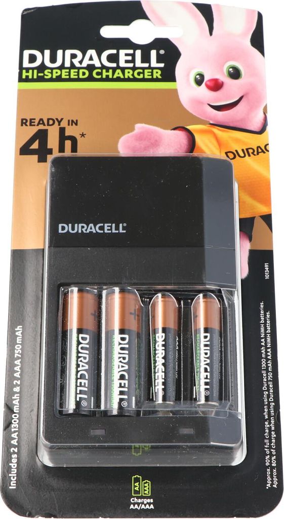 Ładowarka akumulatorów DURACELL Hi-Speed wraz z Zdjęcie produktu 