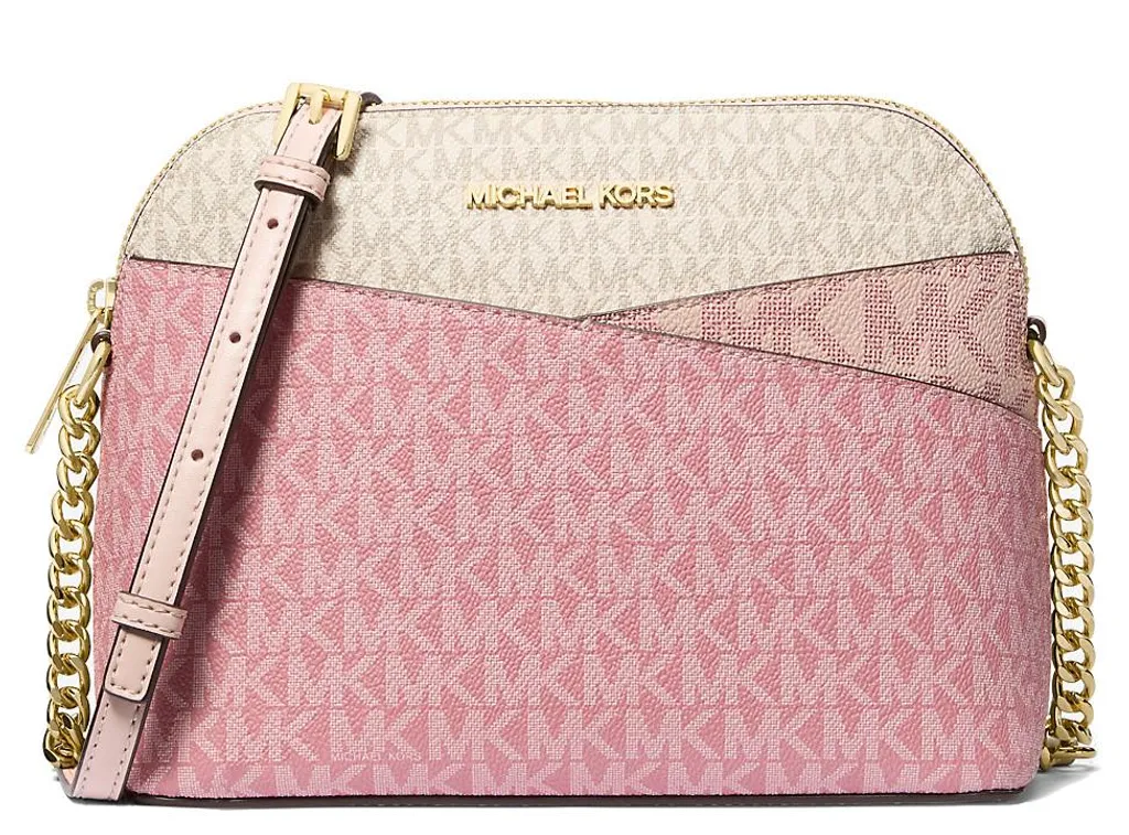Sac Bandoulière Michael Kors Rose Poudré pour Femme en Toile Logo