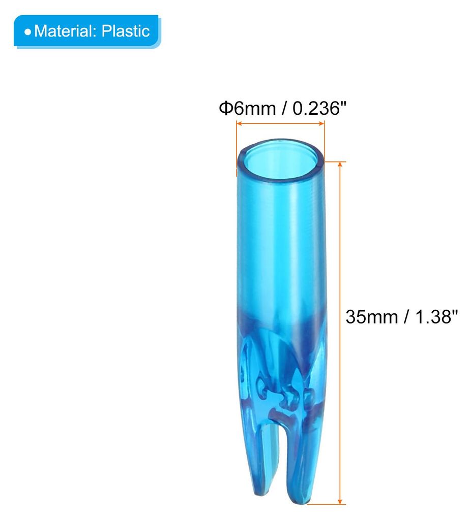 Bogenschie?en Pfeil Nocken 6mm 0,236" Innen Durchm, 40 Stš¹ck Pfeilnocken Kunststoff Klebepfeil Nocke Ersatz Bogensport Zubeh?r fš¹r Aufnahme K...