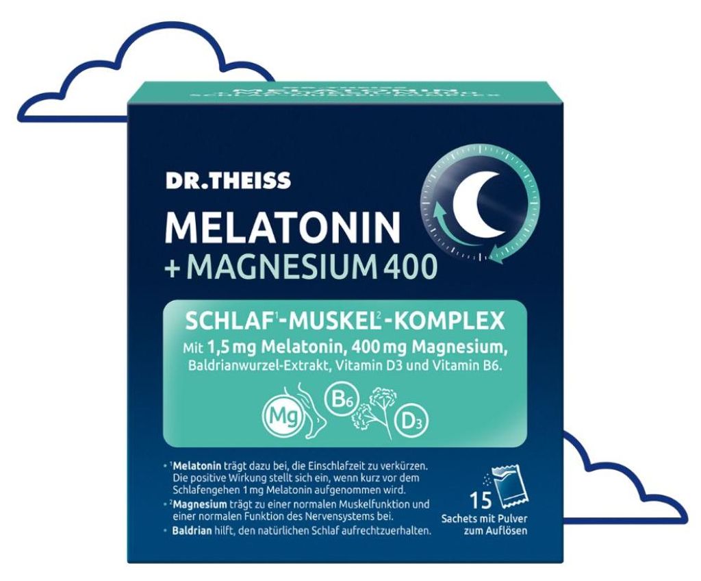 Dr. Theiss Mélatonine + Magnésium Complexe pour le sommeil Image du produit 