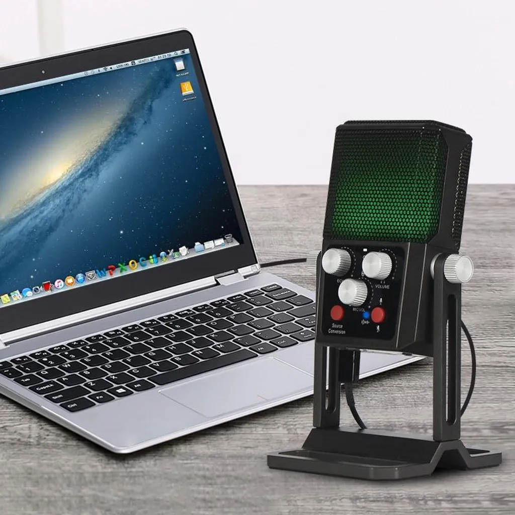Microphone de Streaming USB à Condensateur avec Directivités Multiples