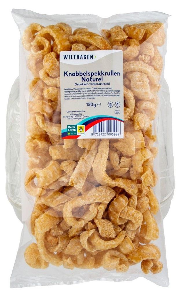 Wilthagen Knabbelspek naturel 150g – chrupiąca, pikantna Zdjęcie produktu 