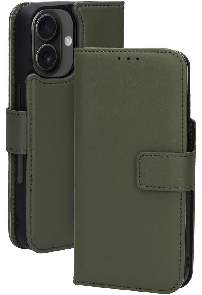 Mobiparts MP-127228, Geldbörsenhülle, Apple, iPhone 16, 15,5 cm (6.1"), Grün
