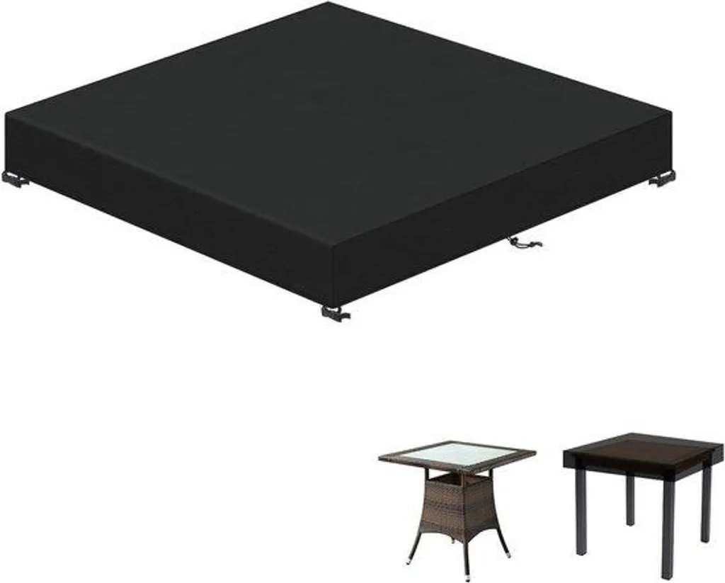 Housse étanche table jardin 90x90 cm - Fini la pluie et la poussière