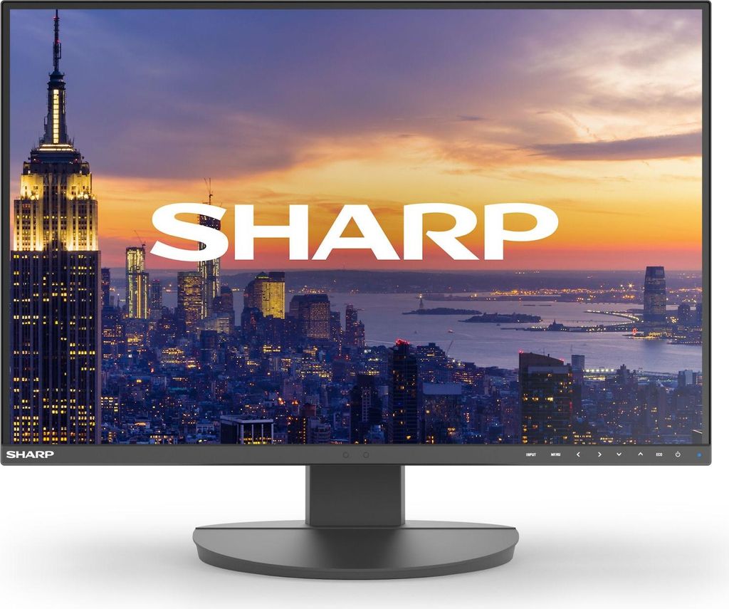 Sharp 61,0cm (24") MS EA242W 16:10 DP+HDMI+USB-C IPS black - Flachbildschirm (TFT/LCD) - 24"