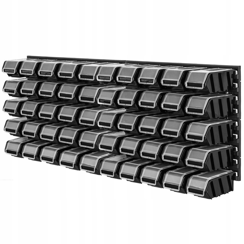 KADAX Werkstattregal, 116x39cm Werkzeugwandregal aus robustem Kunststoff, UV-Resistentes Lagersystem