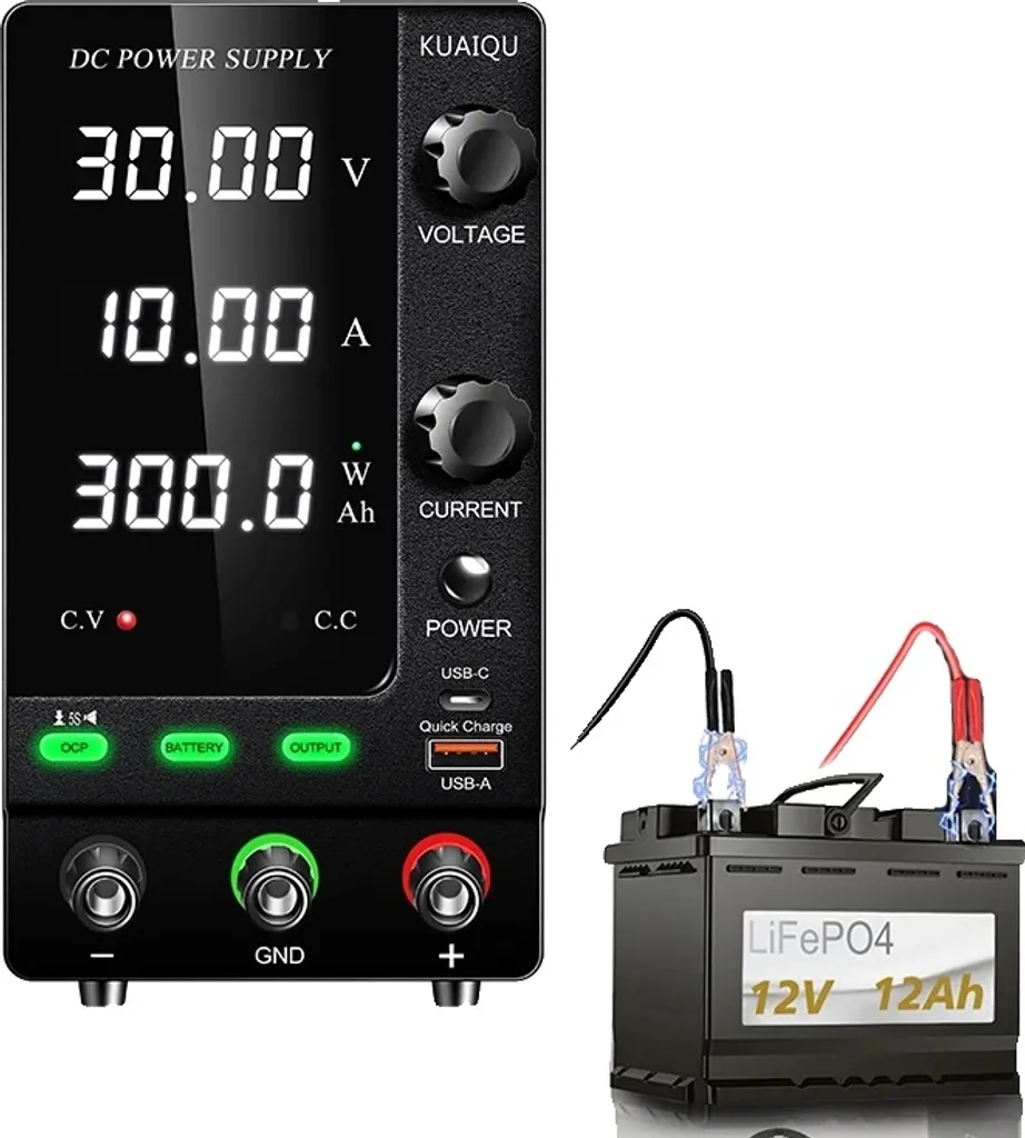 Adaptateur secteur DC 30V 10A régulé SPPS-C3010C contre les surtensions