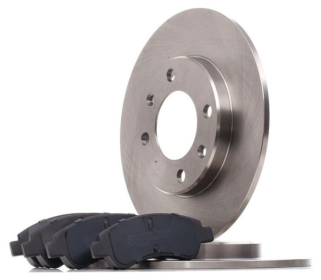 RIDEX Bremsenset Vorne Hinten Bremsscheiben Beläge Satz für HYUNDAI i20 (PB, PBT) 256 262,0mm
