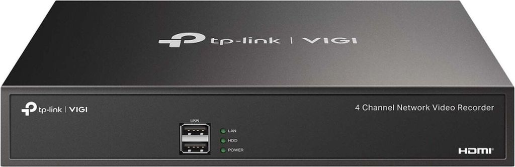 TP-Link VIGI NVR1004H, 4 kanály/kanálov, 3840 x 2160 px, Obrázok produktu 
