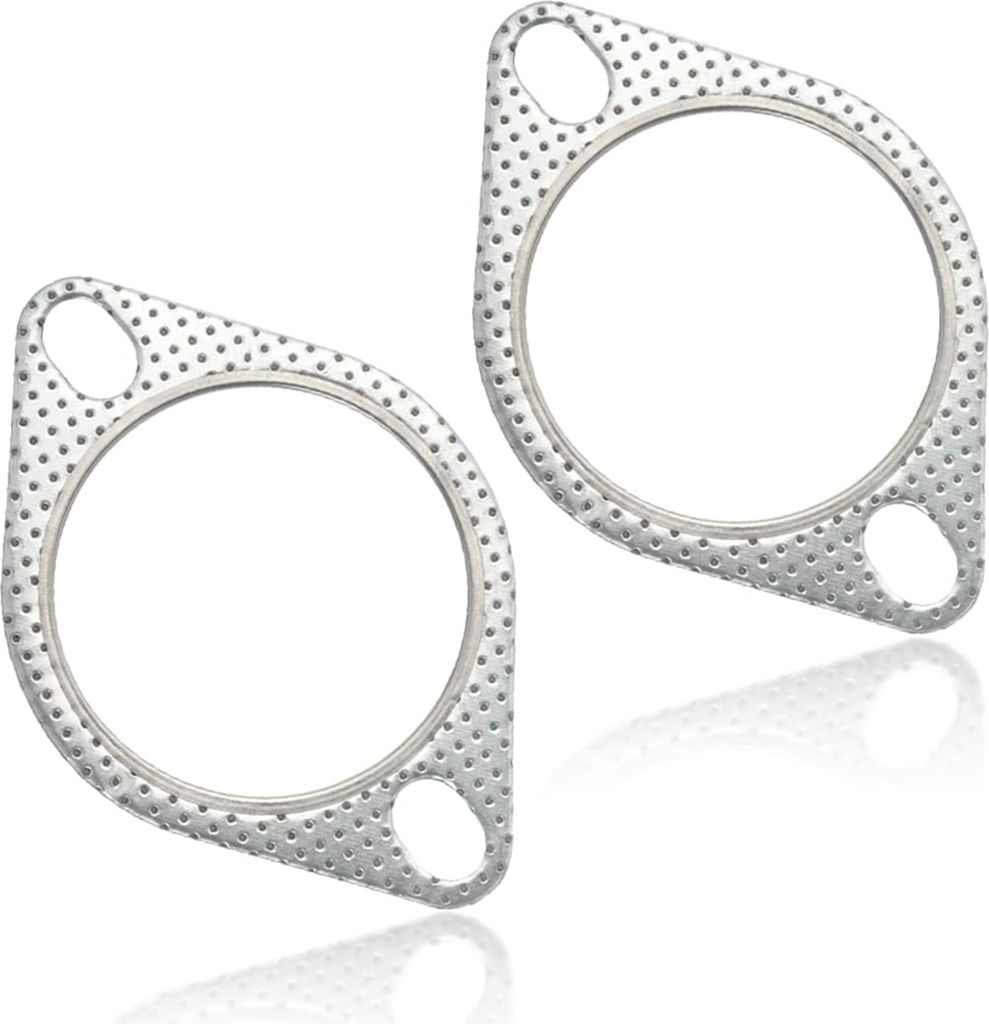 2Pcs Auto Auspuff Dichtung Hohe Leistung Verbessern Motor Effizienz Reduzieren Lärm Auspuffrohr Dichtungen