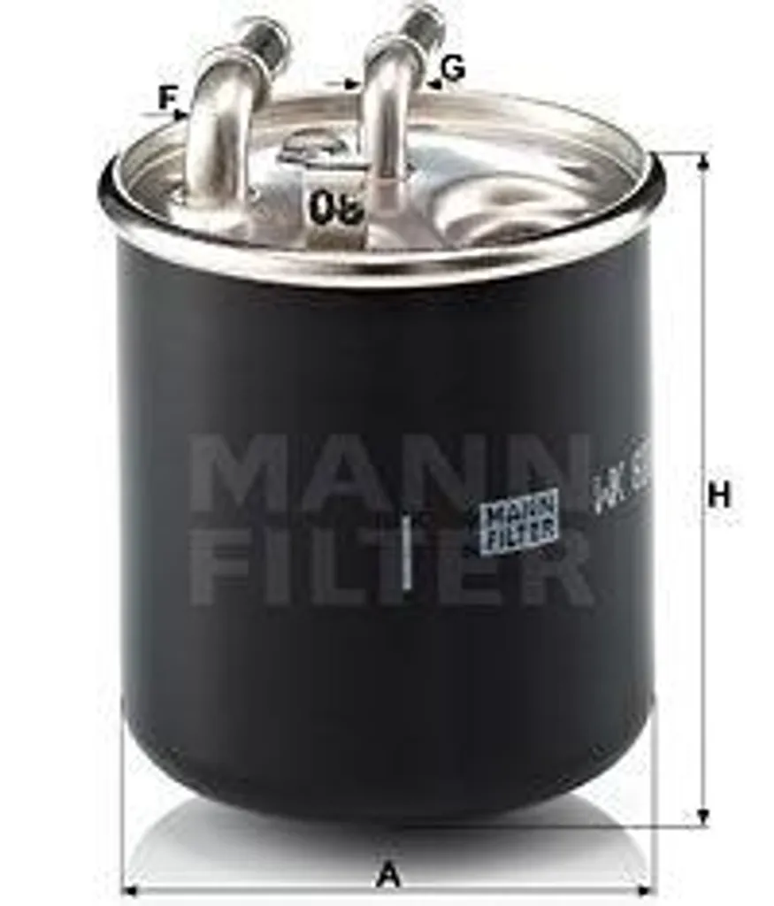 Filtre à gasoil haute performance WK 820/2 compatible Mercedes Sprinter
