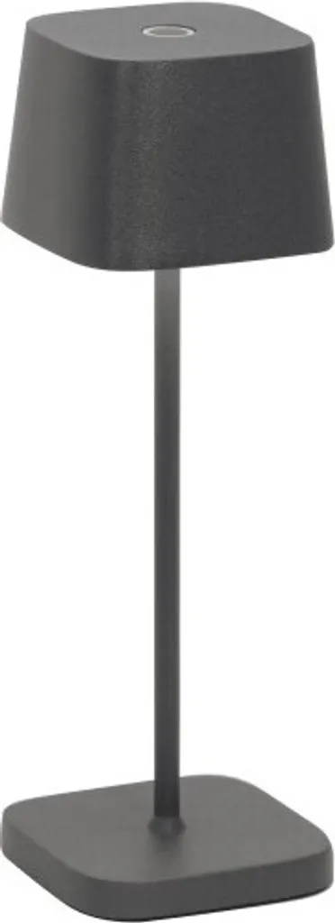 Lampe Rechargeable Dimmable Ofelia Pro Micro Zafferano LED Gris Foncé