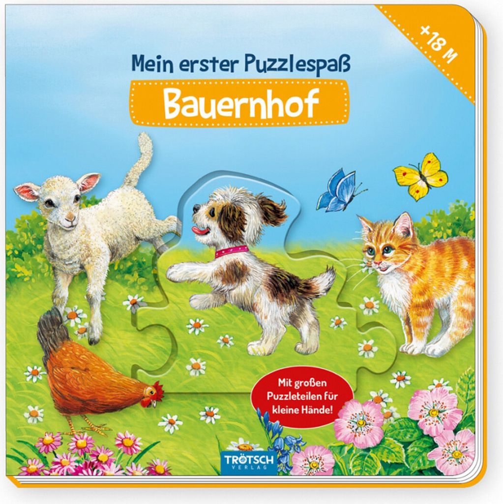 Trötsch Puzzlebuch Mein erster Puzzlespaß Bauernhof