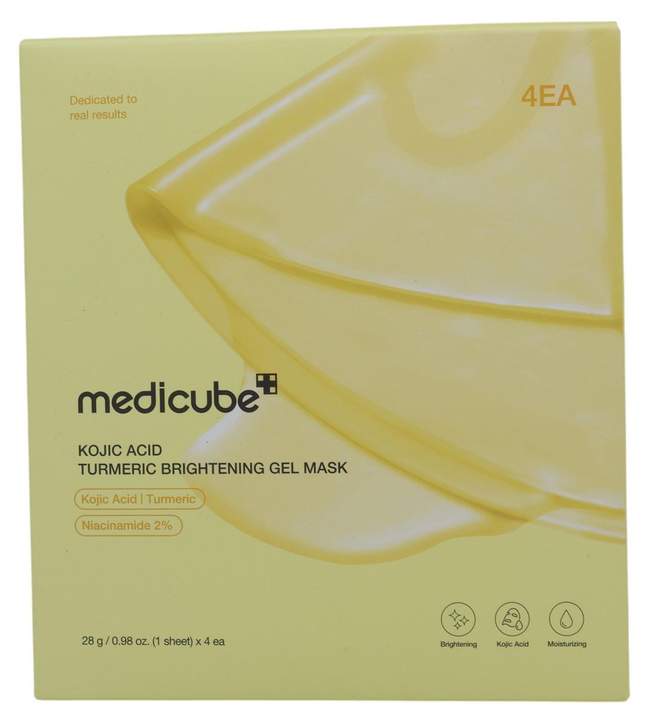 Medicube Gelmaske mit Kojic Acid Curcuma Brightening Gold Produktbild 