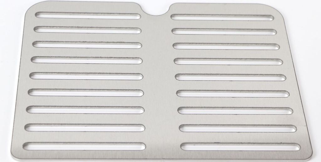 Edelstahl Grillrost kompatibel mit Weber Gasgrills (Go Anywhere) (1 Hälfte)