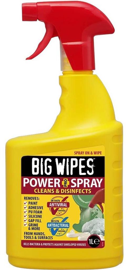 HaWe 2448.0 BIG WIPES POWERSPRAY 1000 ML 5060065661269 Immagine del prodotto 