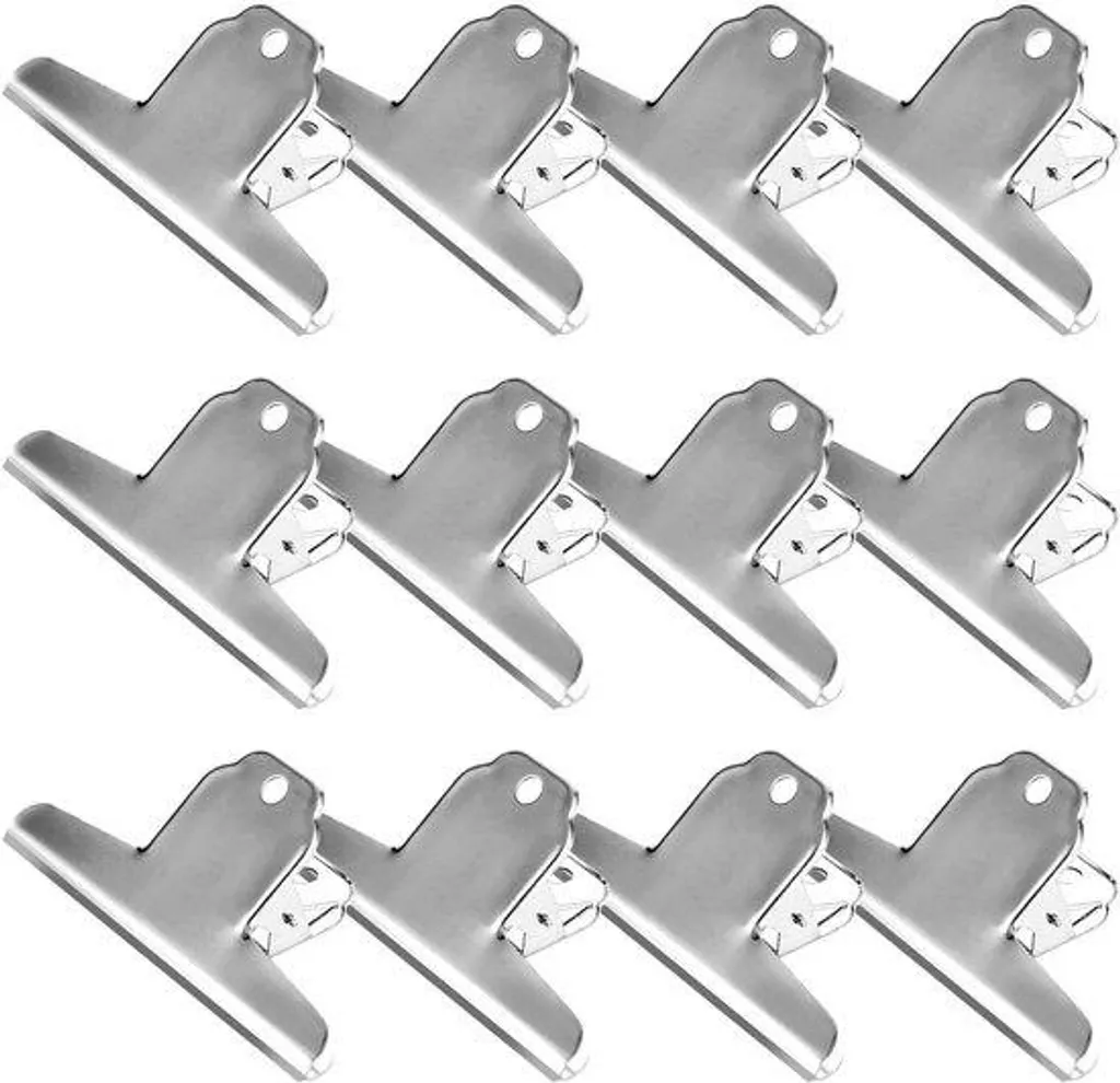 Trombones à rivets métalliques en acier inoxydable argenté de 145 mm