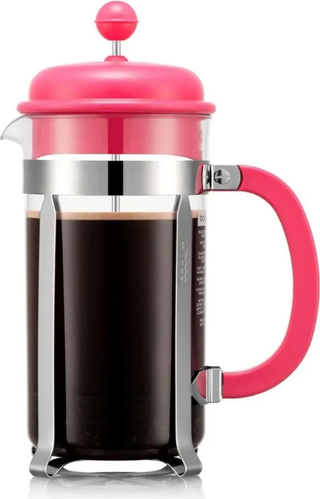 Presse à café française Bodum 1L rose 8 tasses pour café moulu frais
