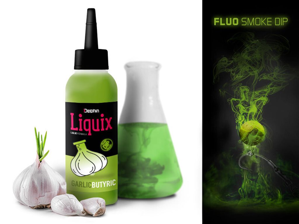 Delphin Fluo Dip D Snax Liquix 100 ml Cesnak Butyric Obrázok produktu 