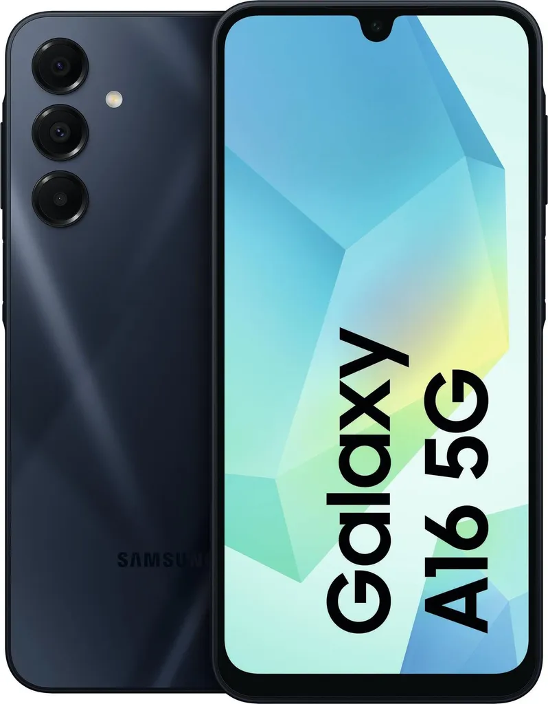 Samsung GALAXY A16 5G 4+128GB DUOS, Blau Schwarz