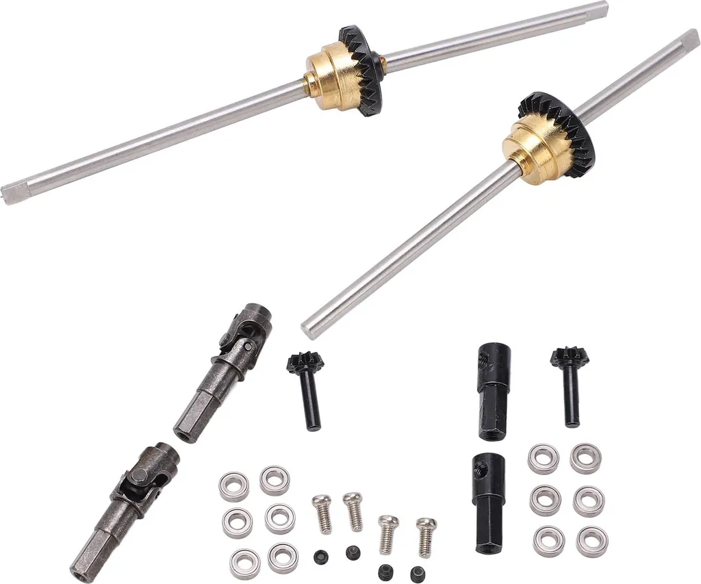 Différentiel métallique WPL robuste pour pont de crawler RC 1/16