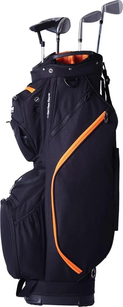 Sac de golf 14 compartiments et 13 poches noir, hauteur 36 pouces robuste