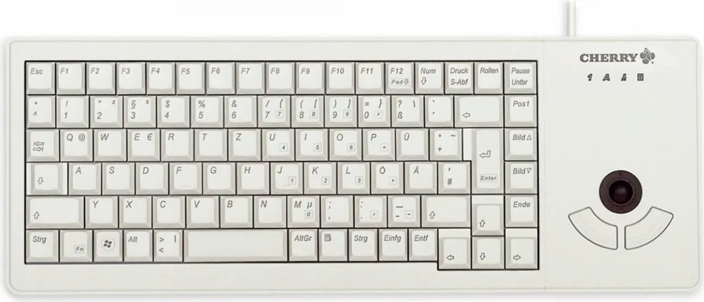 Clavier filaire compact CHERRY G84-5400 USB - Idéal Rack et Industriel