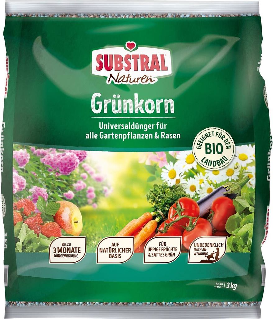 SUBSTRAL® Naturen®Grünkorn do 120 m² - 3 kg Obrázok produktu 