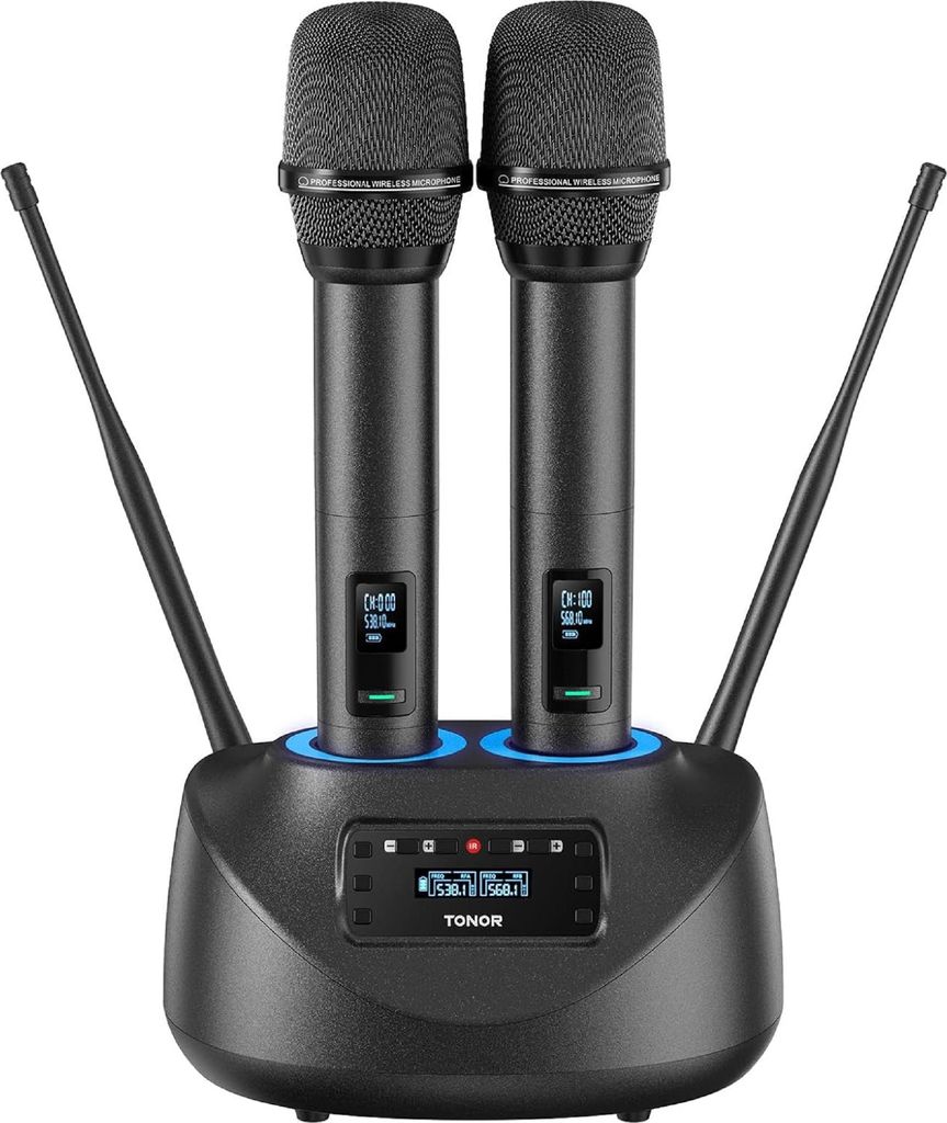 TONOR TW790 Funkmikrofon Set 2x Mikro UHF Wireless Produktbild 