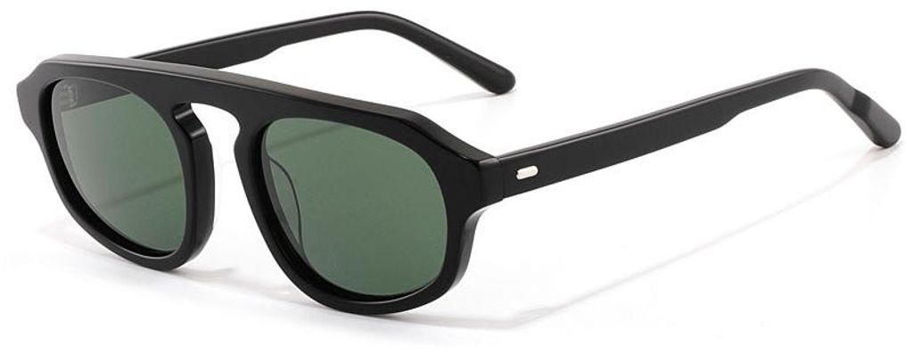 VeyRey Polarisierte Sonnenbrille Strugic schwarz fassung grün gläser Univerzální