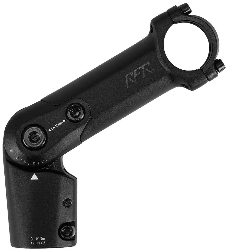 Potence inclinable pour vélo de ville et cyclotourisme RFR Argent 90mm