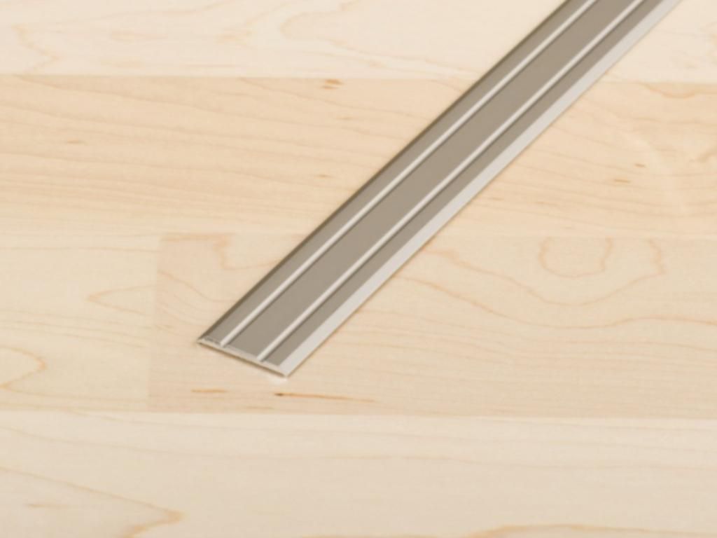 PROLINE Edelstahl 30mm Übergangsprofil, Aluminium Eloxiert, Bodenprofil, Kantenschutz, Trittschutz, Längsprofil, Hochwertig, Langlebig