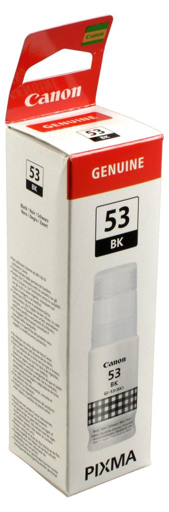 Canon GI-53BK Schwarz Tintenflasche, Original, Schwarz, Produktbild 