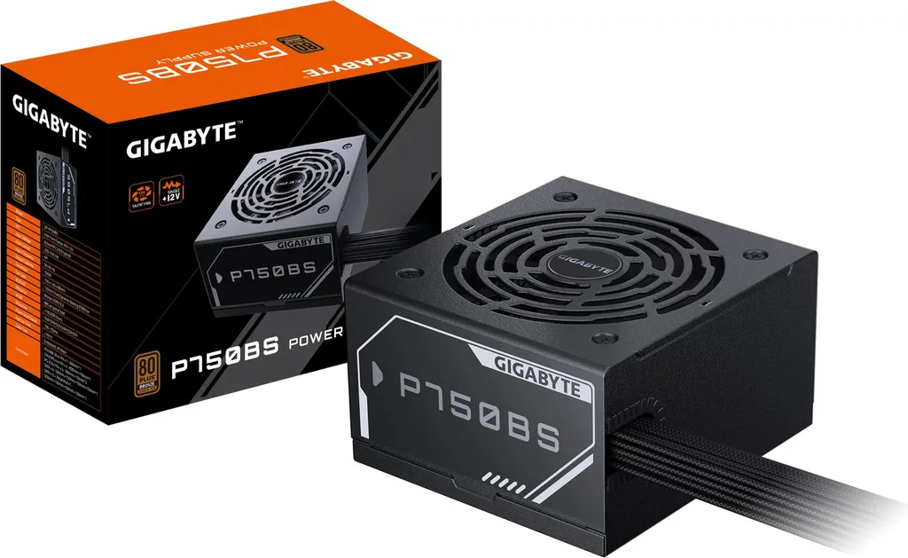 PSU Gigabyte P750BS 750W 80 PLUS Bronze - Efficienza Garantita