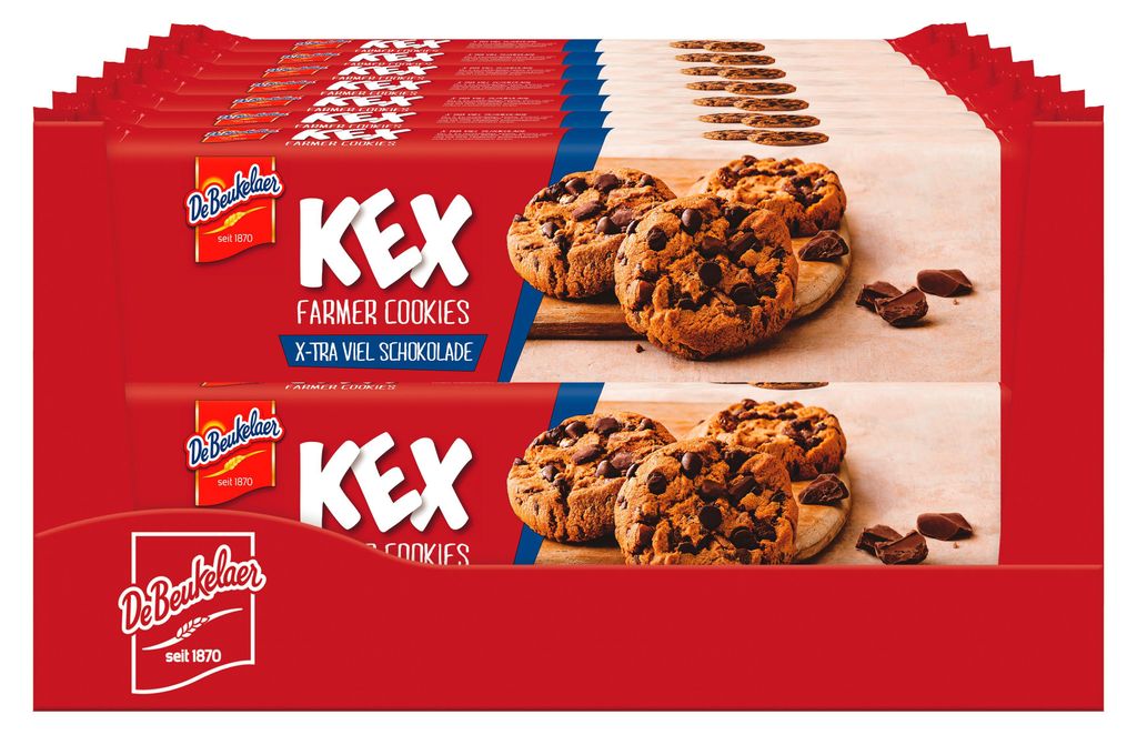 De Beukelaer KEX Farmer Cookies Mürbegebäck Zartbitter Produktbild 