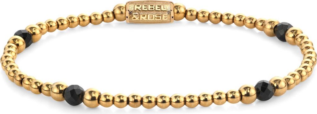 Rebel & Rose - Rebel and Rose - RR-40155-G - Touch Of Green Glam Rocks - Armband