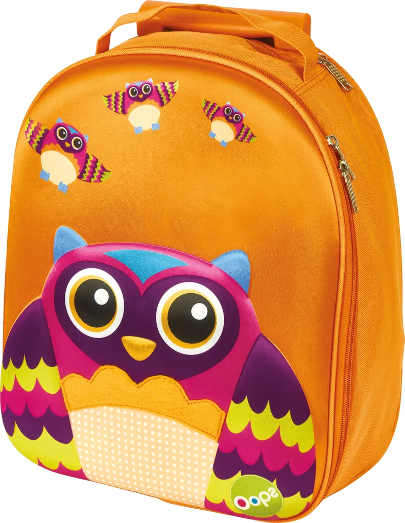 Zainetto Oops Gufo Arancione con Ruote | Il Regalo Perfetto