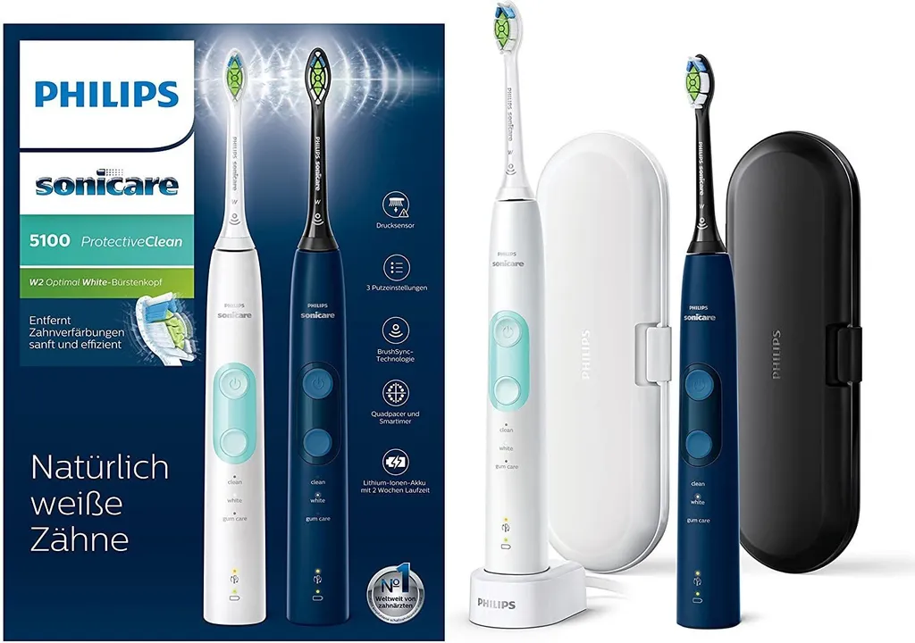 Philips Sonicare 5100 ProtectiveClean Capteur de Pression et 3 Modes Soin - 16