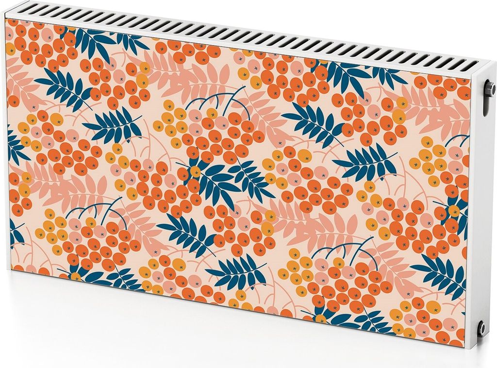 Herbstblumen – Magnetische Heizkörperabdeckung – 110x60 cm – Magnet Heizkörperabdeckung – 3D Würfel – Heizkörperverkleidung – Magne...