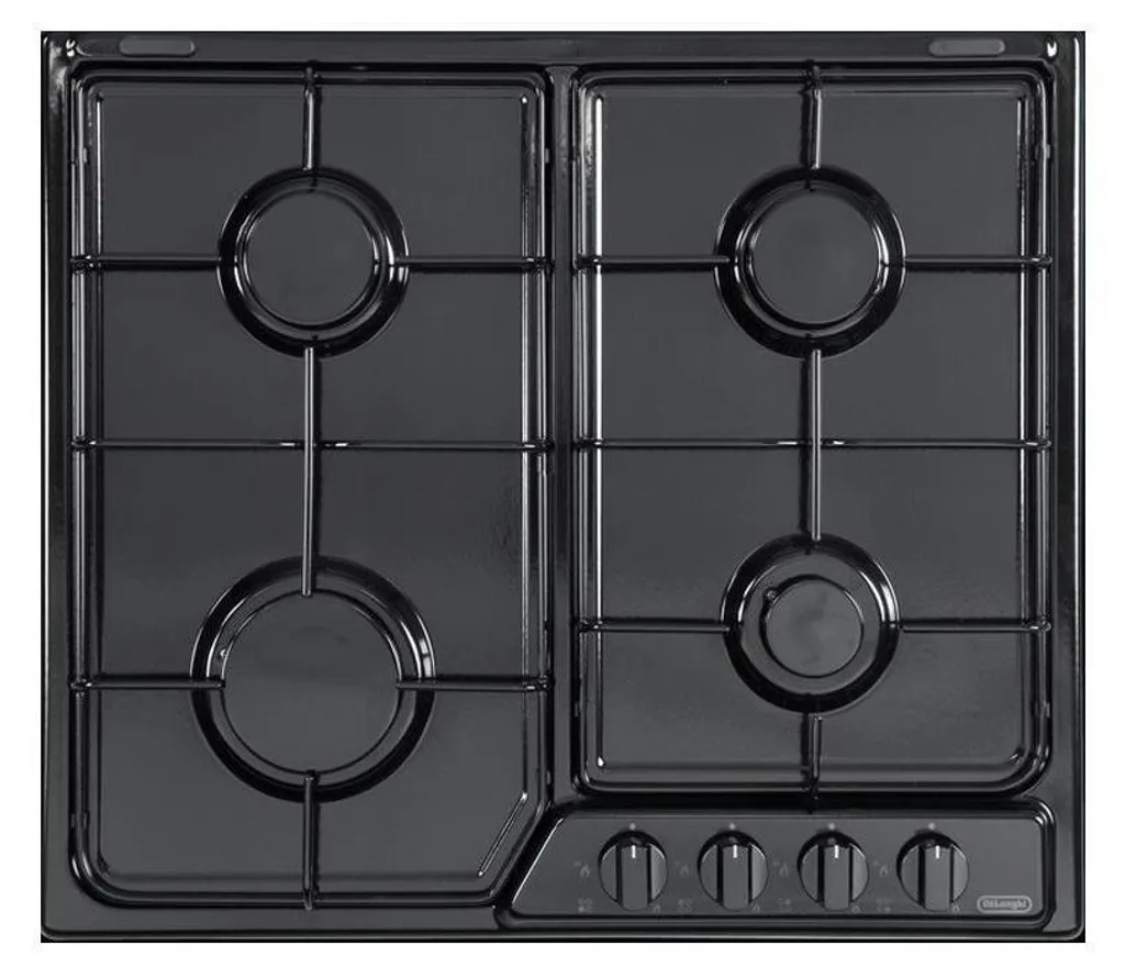 Table de cuisson gaz 4 feux DeLonghi YNF 46 ASV pour cuisine équipée